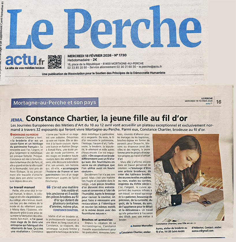 Journal Le Perche, 18 février 2026, JEMA 2026 à Moratagne-au-Perche